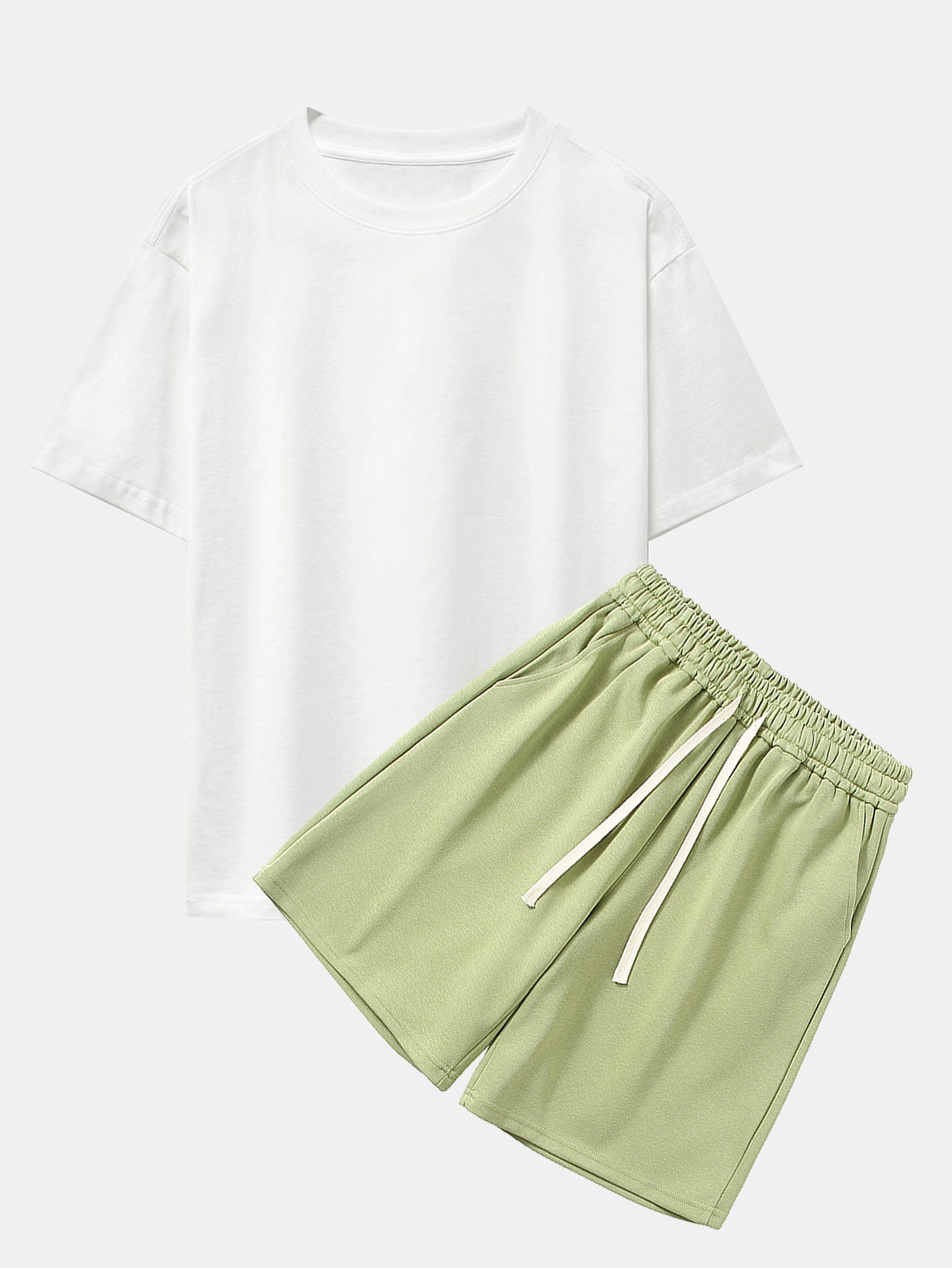 Casual Comfort Oversized T-Shirt & Jersey Shorts