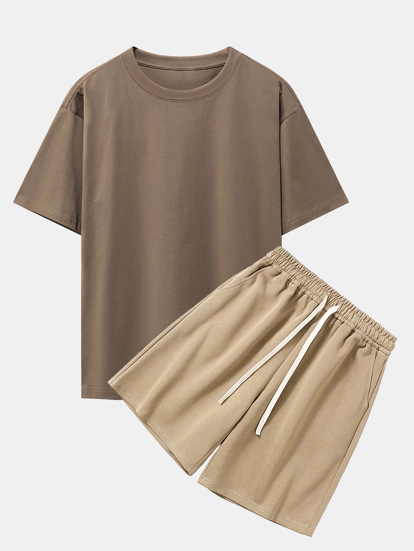 Casual Comfort Oversized T-Shirt & Jersey Shorts