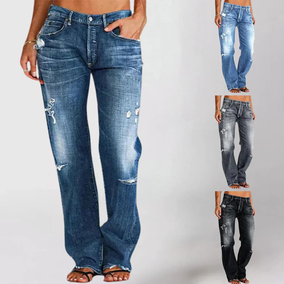 Valeria | Elegant jeans with low waist