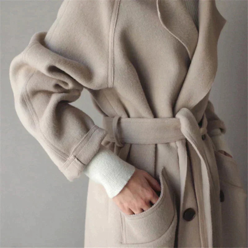 Aveline - Long Wool Coat