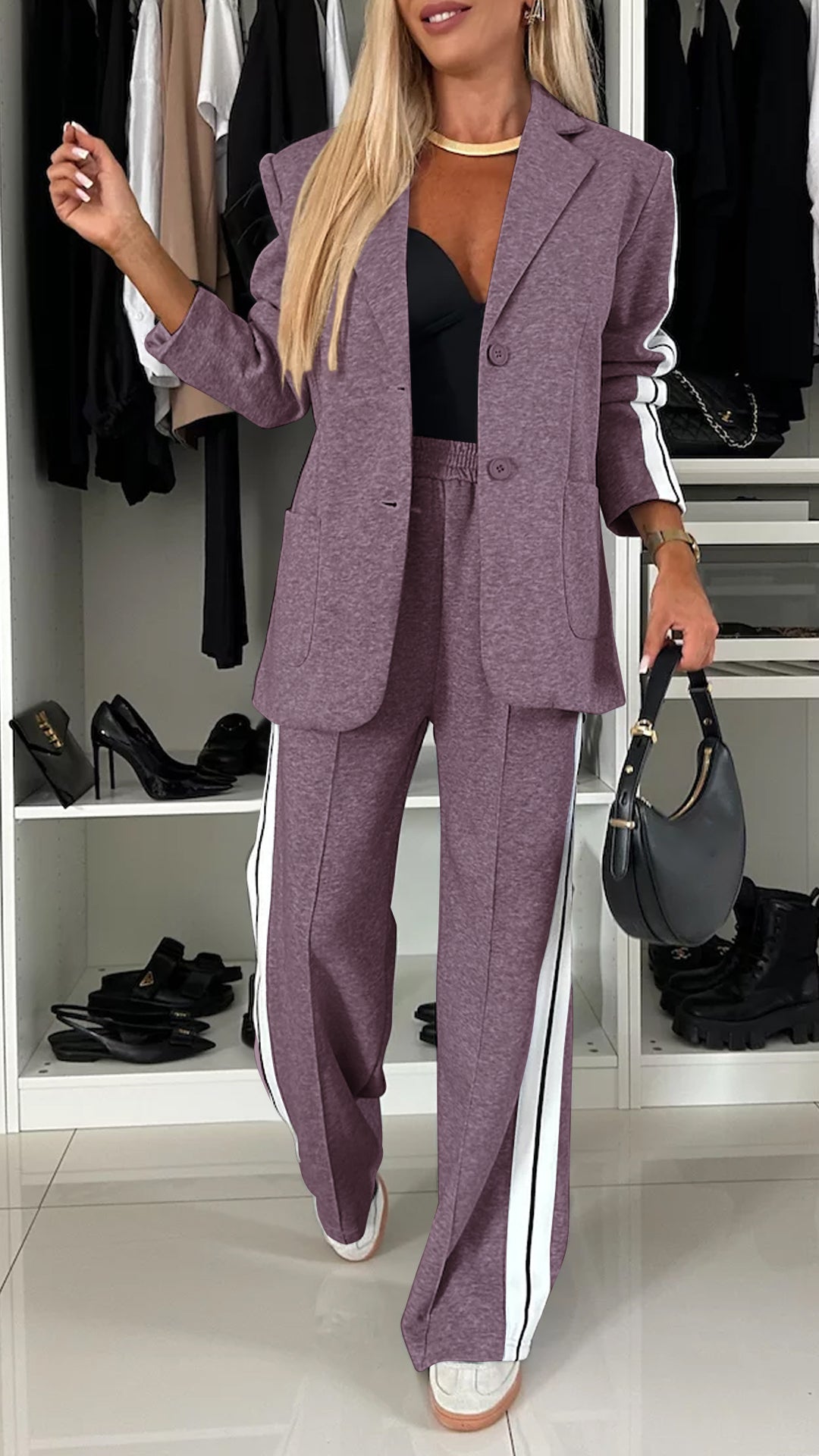 Elise | Lapel Long Sleeve Casual Suit