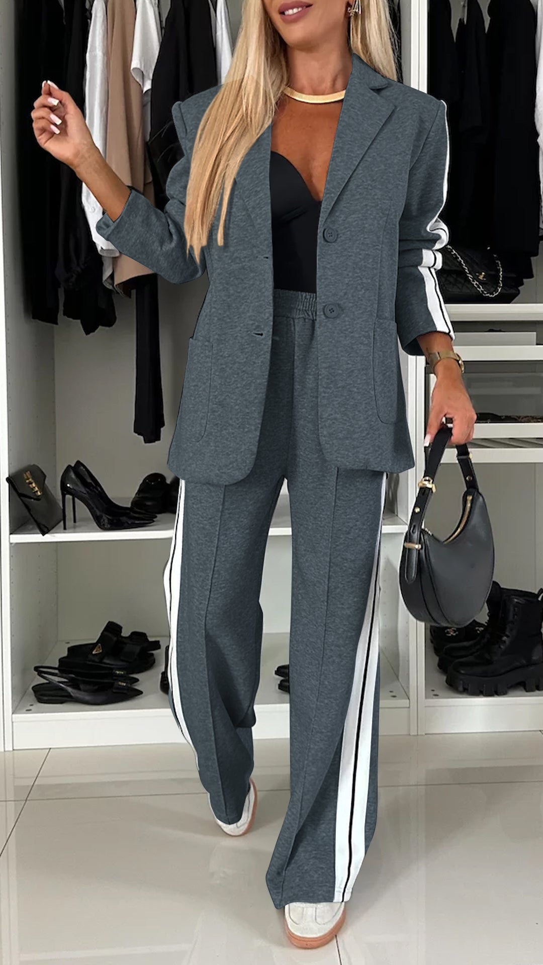 Elise | Lapel Long Sleeve Casual Suit