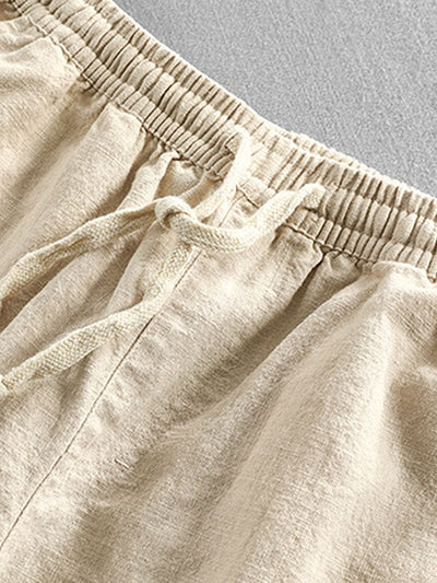 Linen Luxe Cuban Shirt & Drawstring Shorts