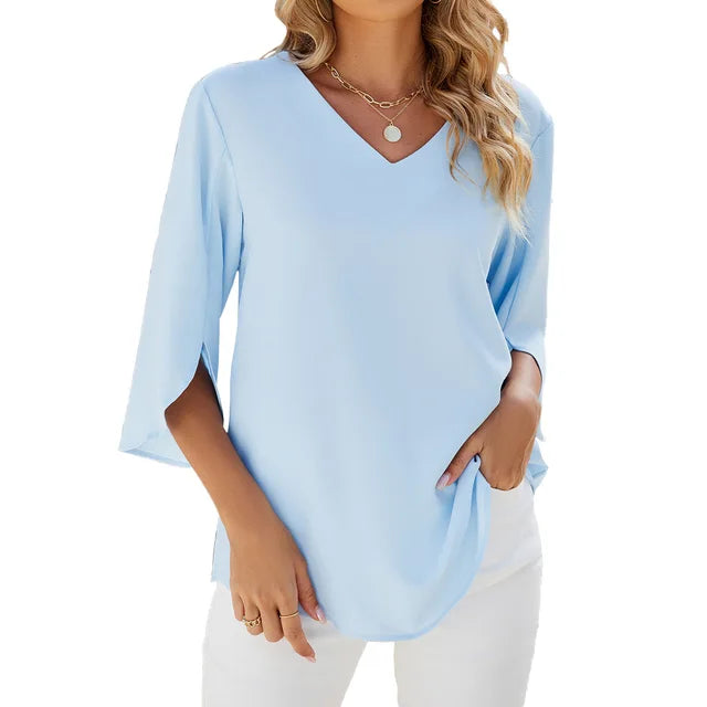 Eliana™ - Petal Sleeve Blouse