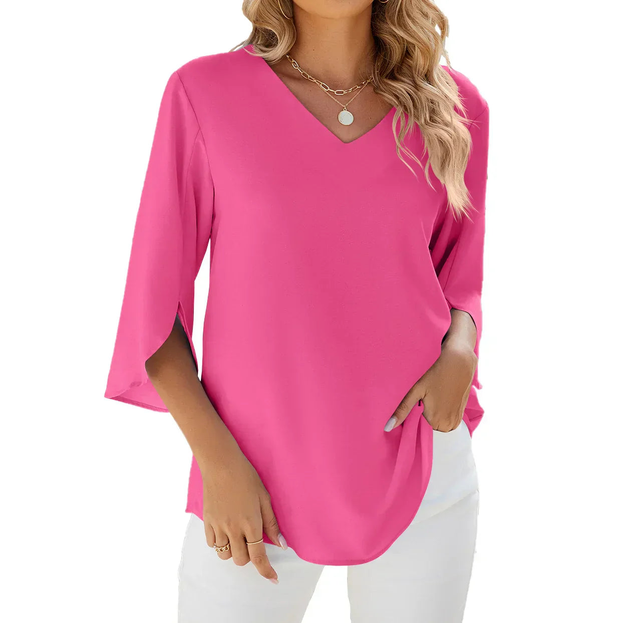 Eliana™ - Petal Sleeve Blouse