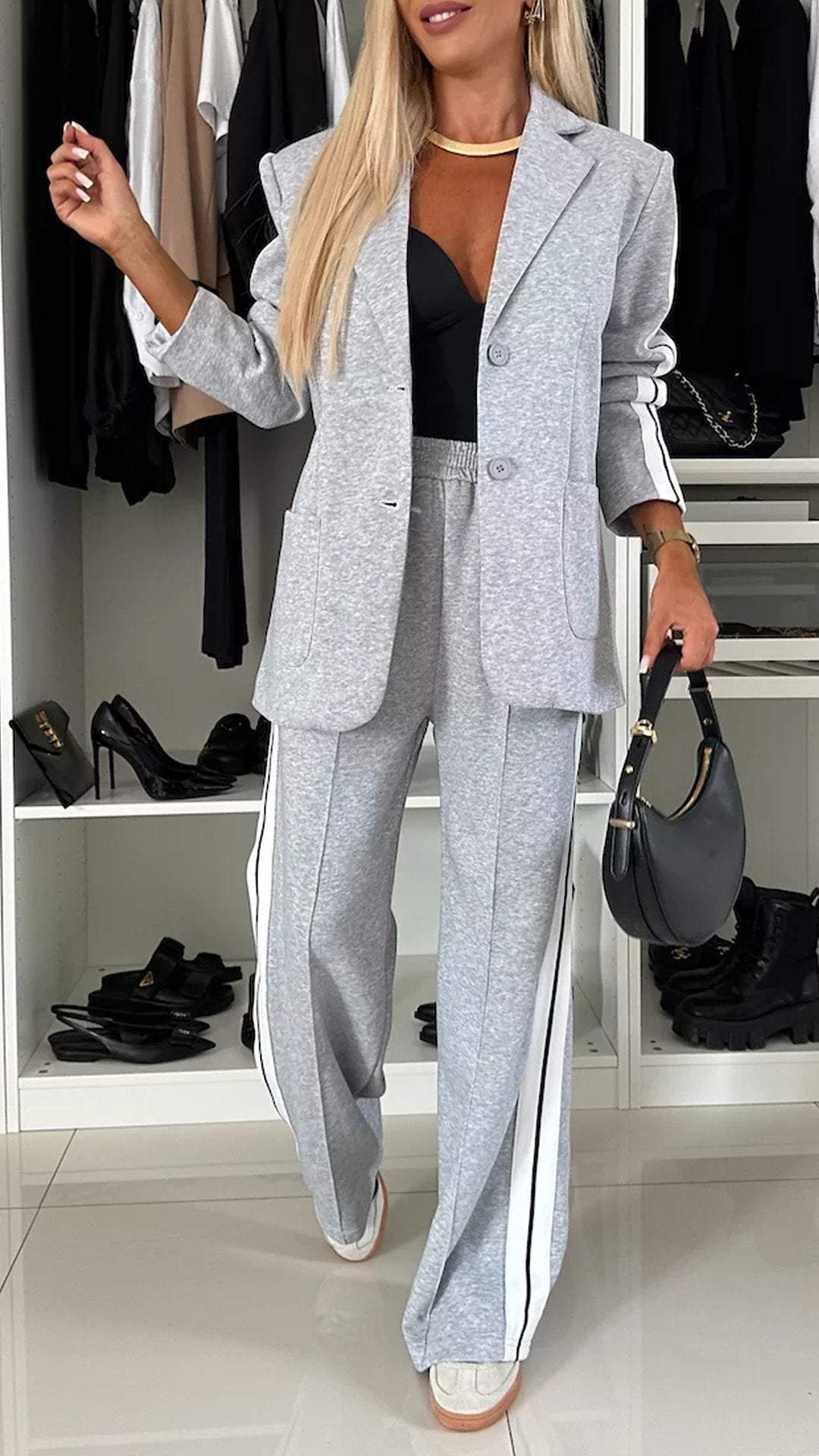 Elise | Lapel Long Sleeve Casual Suit